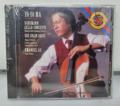 Rare Sealed New Schumann Cello Concerto Yo Yo Ma Emanuel Ax Sony Classical 1992