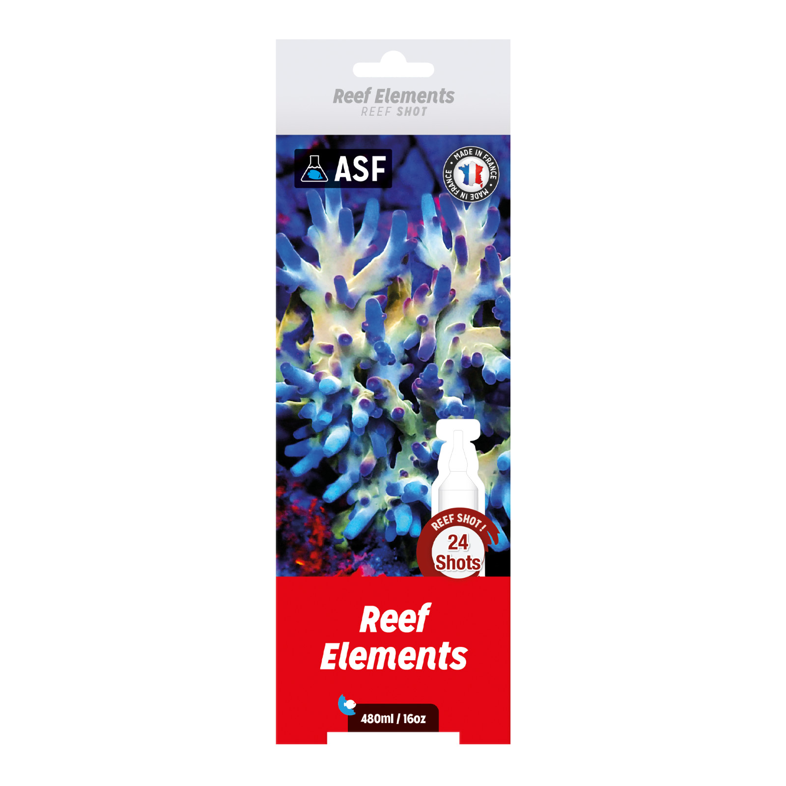 ASF Reef Elements 480ml - 24 Shots Coral Reef Aquarium Aquarium Systems