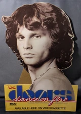 1985 The Doors Dance on Fire VHS Jim Morrison Standee Store Display Advert Promo
