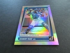 2021 Donruss Keibert Ruiz Rated Rookie Card #52 Season Stat Line Parallel /400