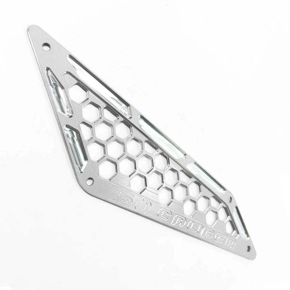 RZR PRO XP Turbo R Billet CNC Clutch Air Vent Intake Grilles White Powdercoat - Image 3 of 4