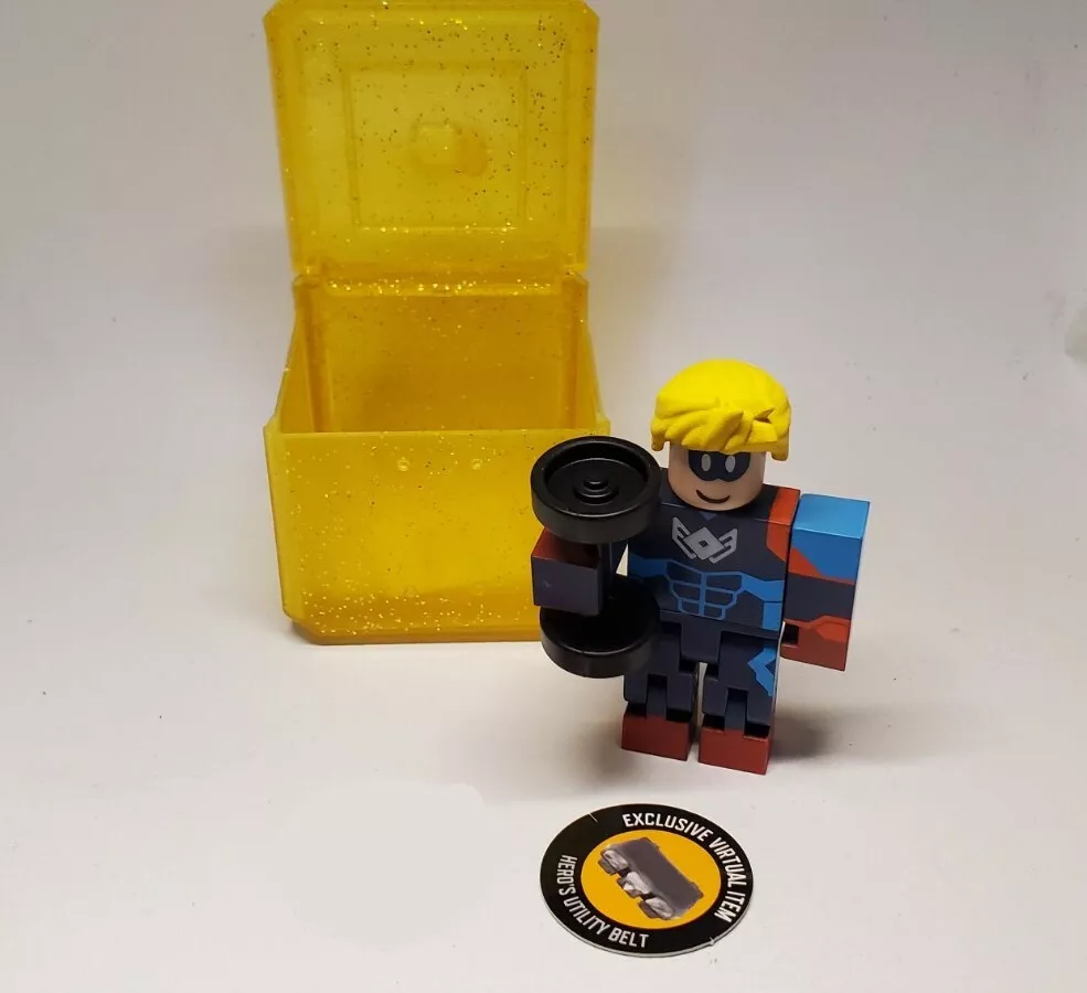 Roblox Celebrity Series 7 HEROES OF ROBLOXIA BLUE BASHER + UTILITY BELT Code