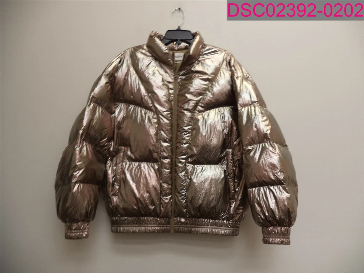 anklageren Produktion Gør det ikke Etoile Isabel Marant Synthetic Manteau Kristen Metallic Puffer Jacket  Bronze Med | eBay