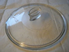Pyrex Lid Round Tempered Glass 8” 14 CW-22-C Clear w/ Handle Bakeware Casserole