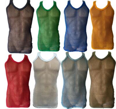ORIGINAL CRYSTAL STRING MESH VEST FISH NET BIG SIZES 2XL-3XL | eBay ORIGINAL CRYSTAL STRING MESH VEST FISH NET BIG SIZES 2XL-3XL | eBay