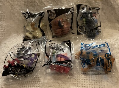 Lot Of 6 McDonald s Happy Meal Toys New Batman, TMNT, Ice Age, Sponge Bob, More