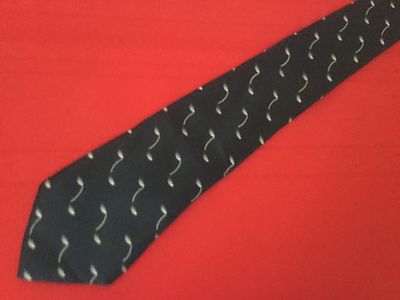 PACO RABANNE Paris 100% Silk Black Tie Necktie   (N49)