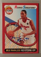 2012-13 Fleer Retro Autographs Red Storm Moe Harkless RS B
