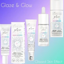 Bielenda Glaze & Glow Face Cream 50ml + Eye Cream 15ml + Serum 30ml + Milk 120ml
