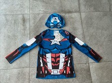 H&M 2-teiliges Jungen Kostüm Captain America /Superhelden-Set,Gr.122/128