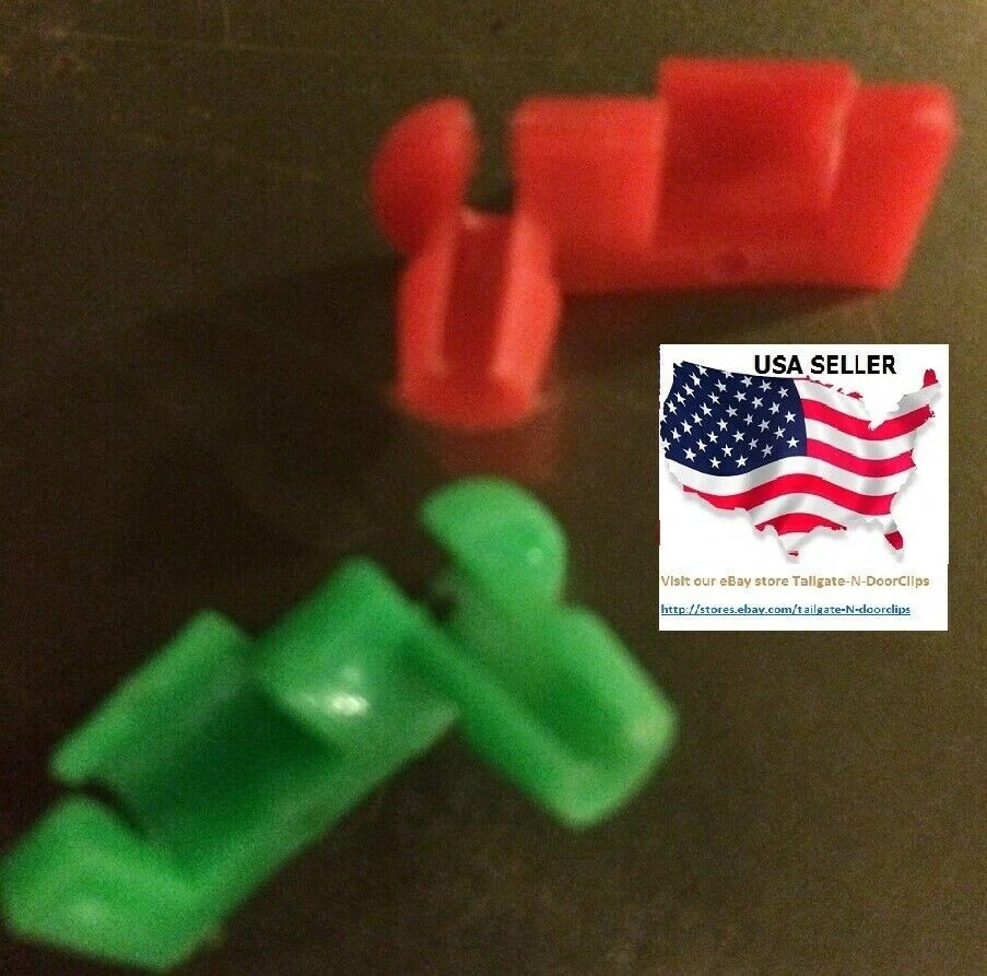 Jeep Grand Compass Cherokee Liberty Wrangler Patriot Door Latch Rod Clips  1-PR - Image 2 of 4