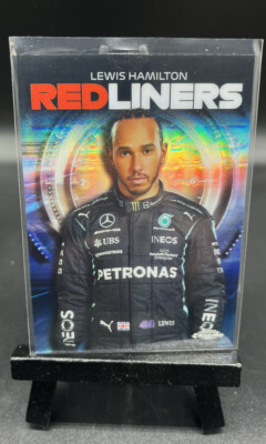 2021 Topps Chrome F1 Formula 1 LEWIS HAMILTON Red Liners RL-1 Mercedes AMG MB