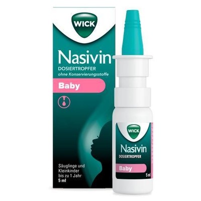 WICK Nasivin Dosiertropfer oK Baby 0,1 mg/ml NTR 5 ML PZN 19524059