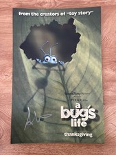 * ANDREW STANTON * signed 12x18 poster * A BUG'S LIFE * COA *