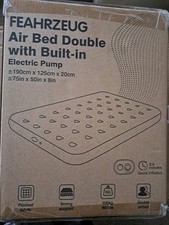 Active Era Double Size Air Bed - Inflatable Mattress - Electric Pump & Pillow