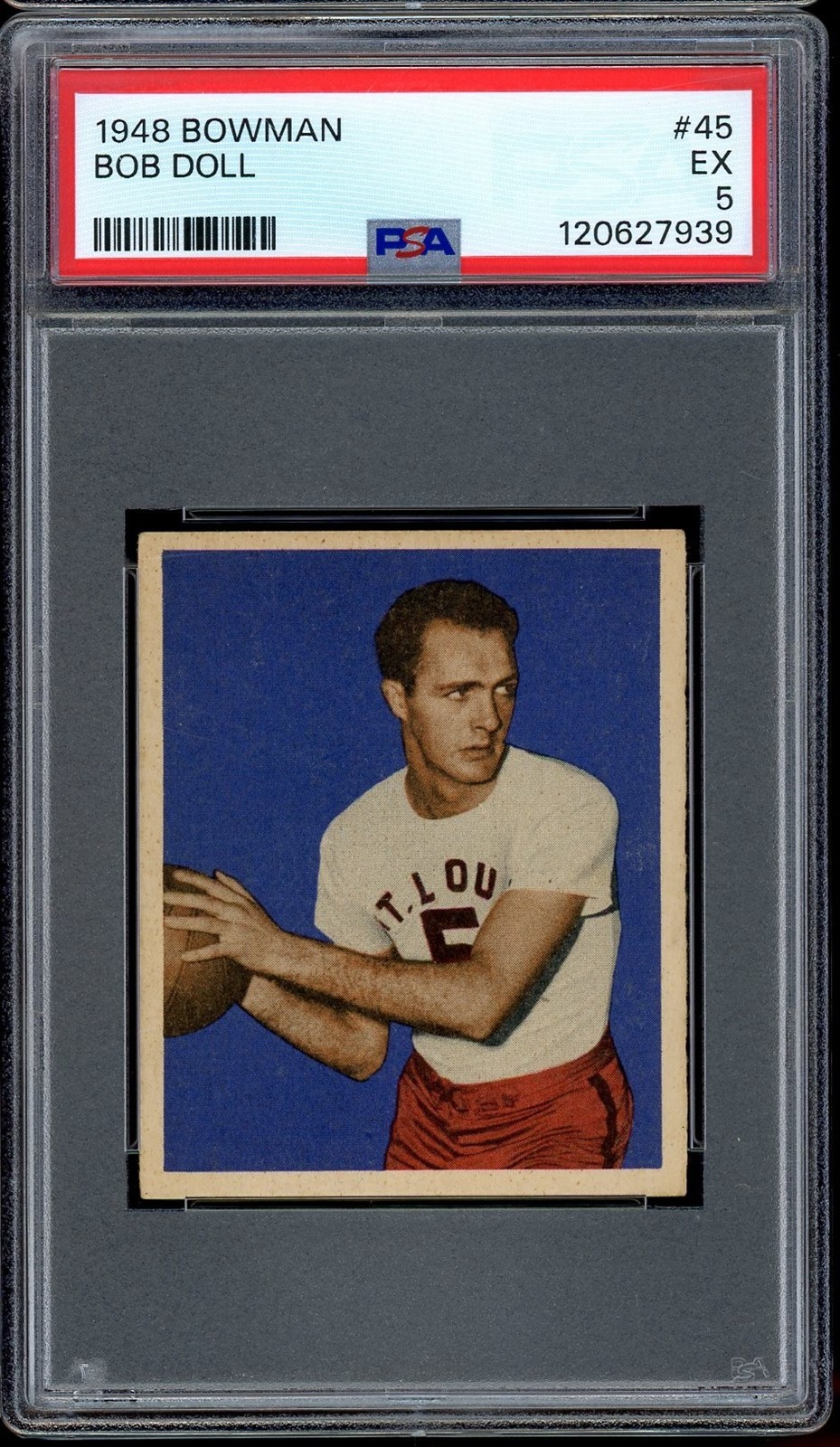 1948 Bowman Basketball #45 Bob Doll PSA 5