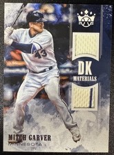 2018 Panini Diamond Kings - Dk Materials Mitch Garver #DKM-MG (MEM, RC)
