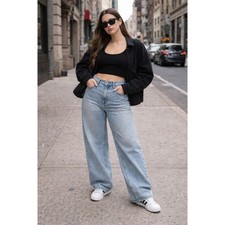 Levi s 94 Baggy Wide Leg Jeans Light Wash 90s Y2K Skater Model Off Duty Denim