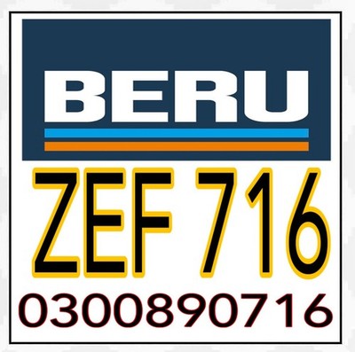 Ignition Cable ZEF716 BERU by DRiV for Seat Skoda VW