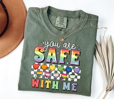 #ad You Are Safe With Me Comfort Tee $47.00