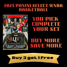 2025 Panini Select WNBA Basketball Cards Pick Your Card Complete Your Set!