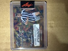 Lewis Miley 1/1 Leaf Metal Signature Series Pre-Production Proof Classic Art 🔥