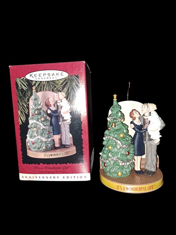 1996 Hallmark Keepsake Ornament "It’s A Wonderful Life" 50 Year Anniversary