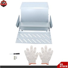 For 6-12 Chickens 20lb Feed Automatic Chicken Feeder Steel Standard Size Steel