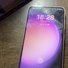 Smartphone Lock Screen Shown - Slate Style