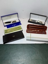 Vintage Pen @ Pencil Sets. Lot Of Four. Water...