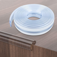 Baby Proofing, 6.6Ft Edge Protector Strip Clear, Silicone Soft Corner Protectors