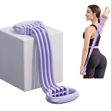 Resistance Bands with Handles - 8 Tube Adjustable Figure 8 Exercise Bands Set...