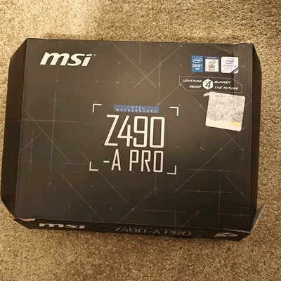 Combo MSi Z490-A Pro LGA 1200 ATX Intel DDR4 Motherboard With Celeron G5905