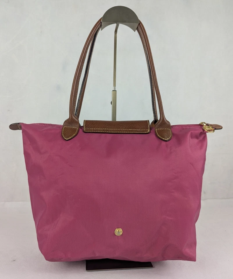 AUTH Longchamp Le Pliage Pink Bag – Preowned Nylon Tote, Classic Style! - Image 2 of 4