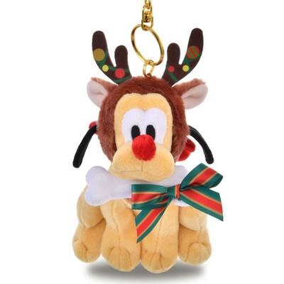 Japan Tokyo Disney Store Pluto Plush Toy Keychain Christmas JP FS NEW