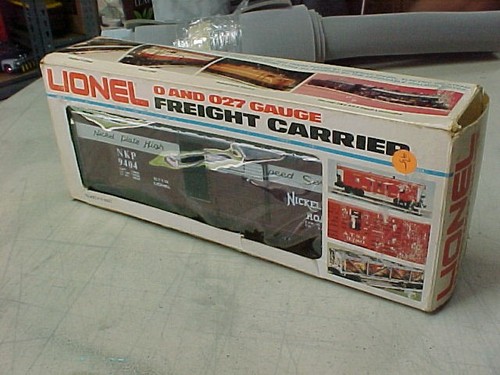 Coche de caja de placa de níquel calibre O Lionel 6-9404, placa de níquel alta NKP #9404 | Zustand: Used