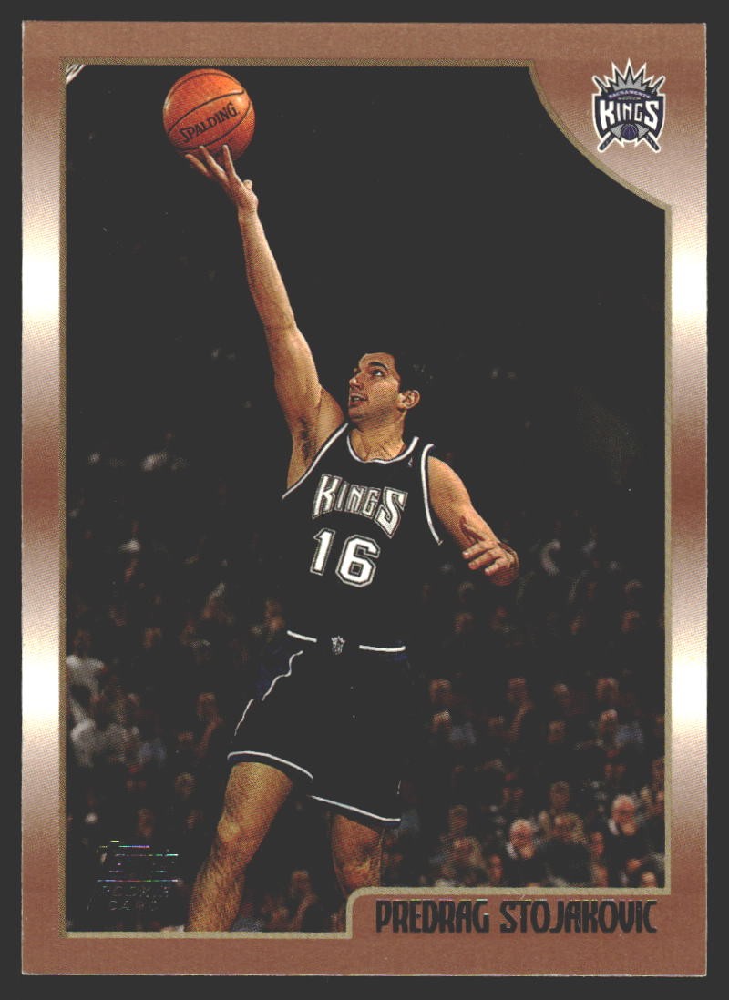 Predrag Stojakovic #201 1998-99 Topps Sacramento KingsRC Rookie