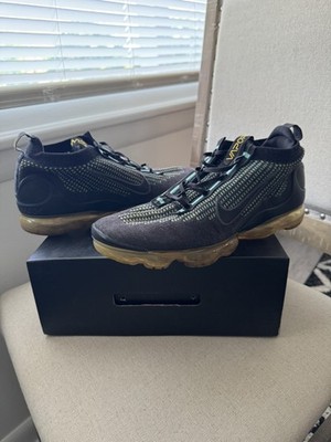 Nike Air Vapormax 2021 Flyknit 'Pollen Chlorine Blue' Black Yellow Mens Size 12