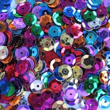 Sequins Mixed Metallic 8mm Round Cup 400 pcs/ 4,000 25 Off pcs Loose HQ