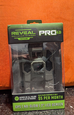 Tactacam Reveal X pro 3.0 Trail Camera - GrayRV-TC-XPRO3 box cosmetic damage