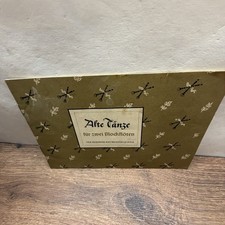 Alte T&auml;nze 2 Blockfl&ouml;ten Noten DDR Hofmeister