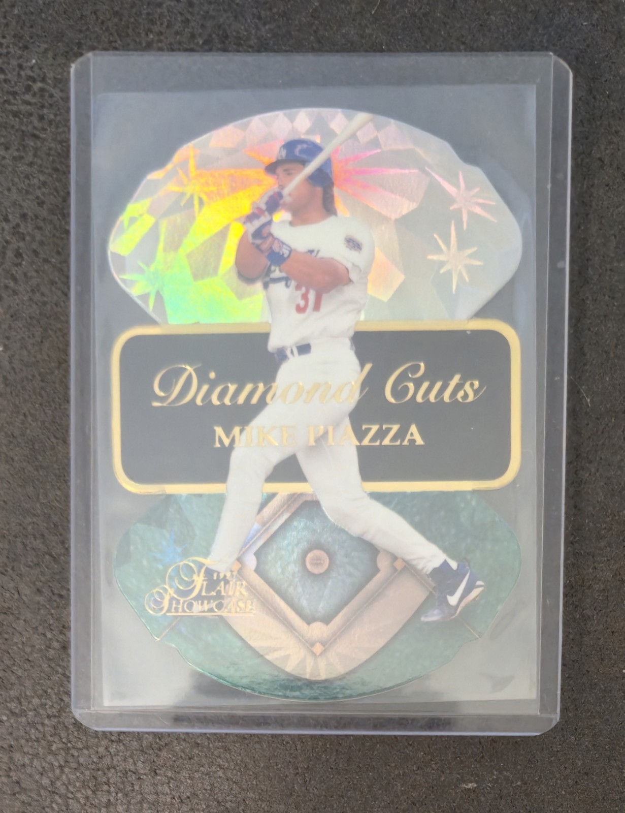 1997 Fleer Mike Piazza - Flair Showcase Diamond Cuts #12
