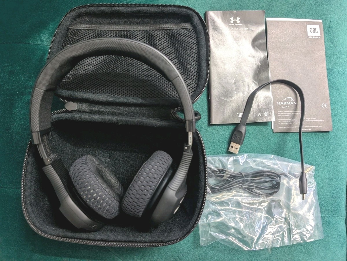 JBL Under Armour Sport On Ear Headphones - Black for sale online