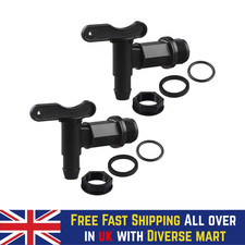 Water Butt Barrel Tap 3/4" Drum Spigot Valve Hose Connector Replacement ON OFF