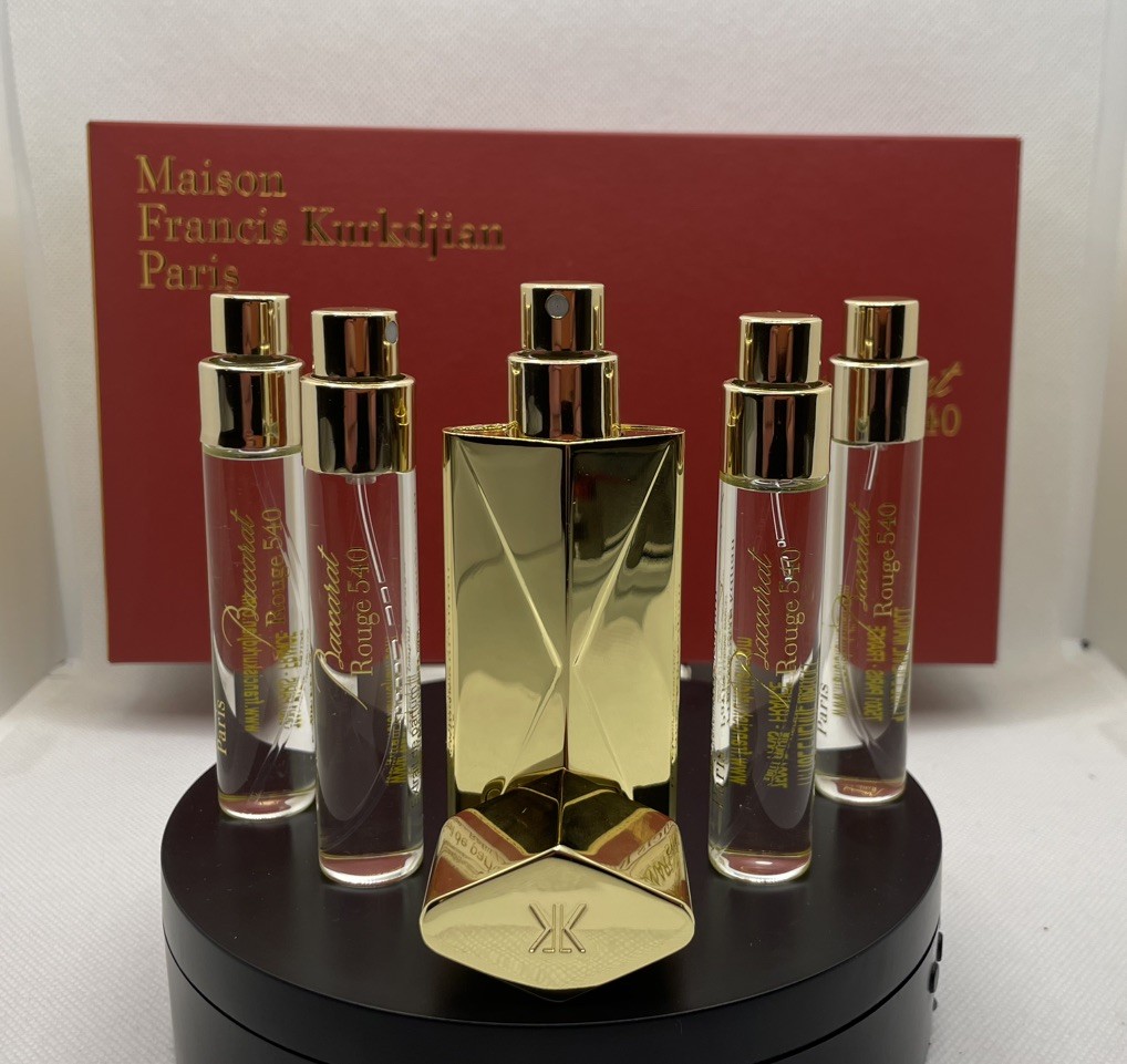 MFK Baccarat Rouge 540 Extrait 5 X 11 ML 1.9 oz total Gift set, Travel Size set