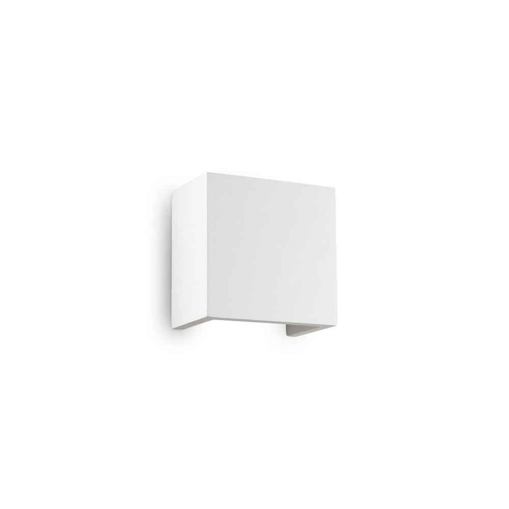 Applique Moderna Flash Gesso Bianco 1 Luce G9 3W 3000K Luce Calda Small