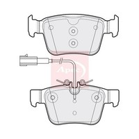 Alfa Romeo Stelvio 949 2016 Apec BremsbeläGe Hinten R90 PAD2499