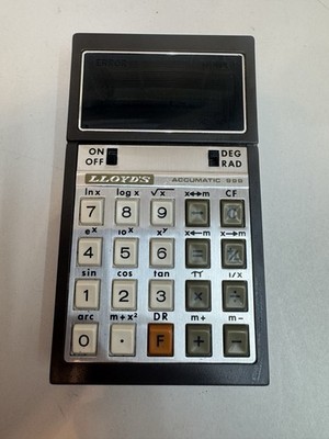 VTG and working - Lloyds Accumatic 999 calculator