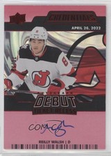 2023-24 Upper Deck Credentials Red 70/99 Reilly Walsh #DTAA-RW Auto 0nr3