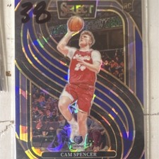 Panini Select Rookie Prizm Cam Spencer #189 Memphis Grizzlies